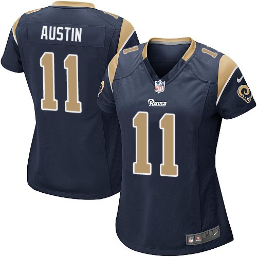 Women's Game Tavon Austin Nike Jersey Navy Blue Home - #11 NFL Los Angeles Rams
